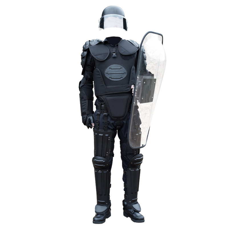 Flame retardant hard anti riot armor protective component anti riot suit