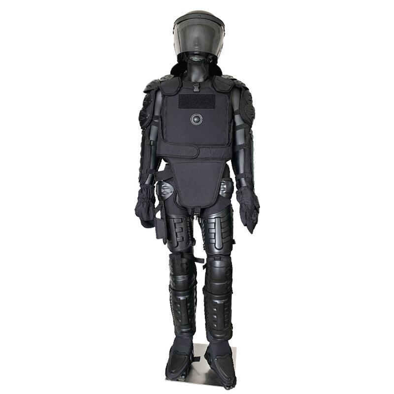 Whole body flame-retardant hard anti riot armor protective component anti riot suit